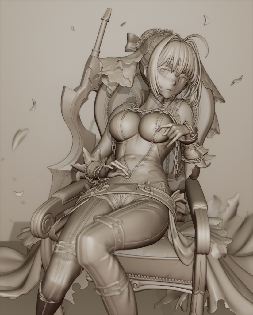 セイバー・ブライド (Saber Bride) (blend file)