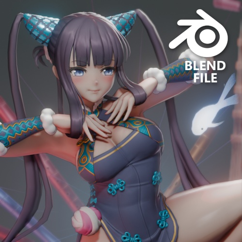 楊貴妃 (Yang Guifei) (blend file)