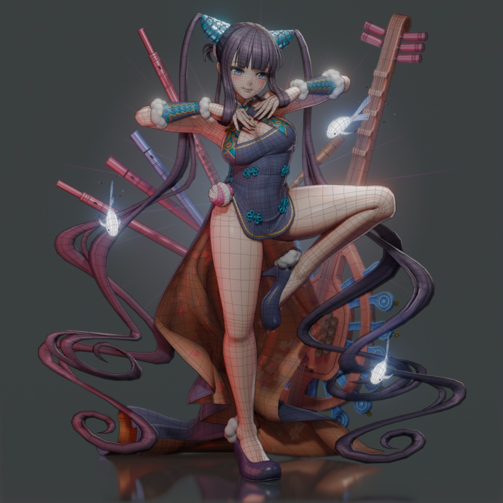 楊貴妃 (Yang Guifei) (blend file)