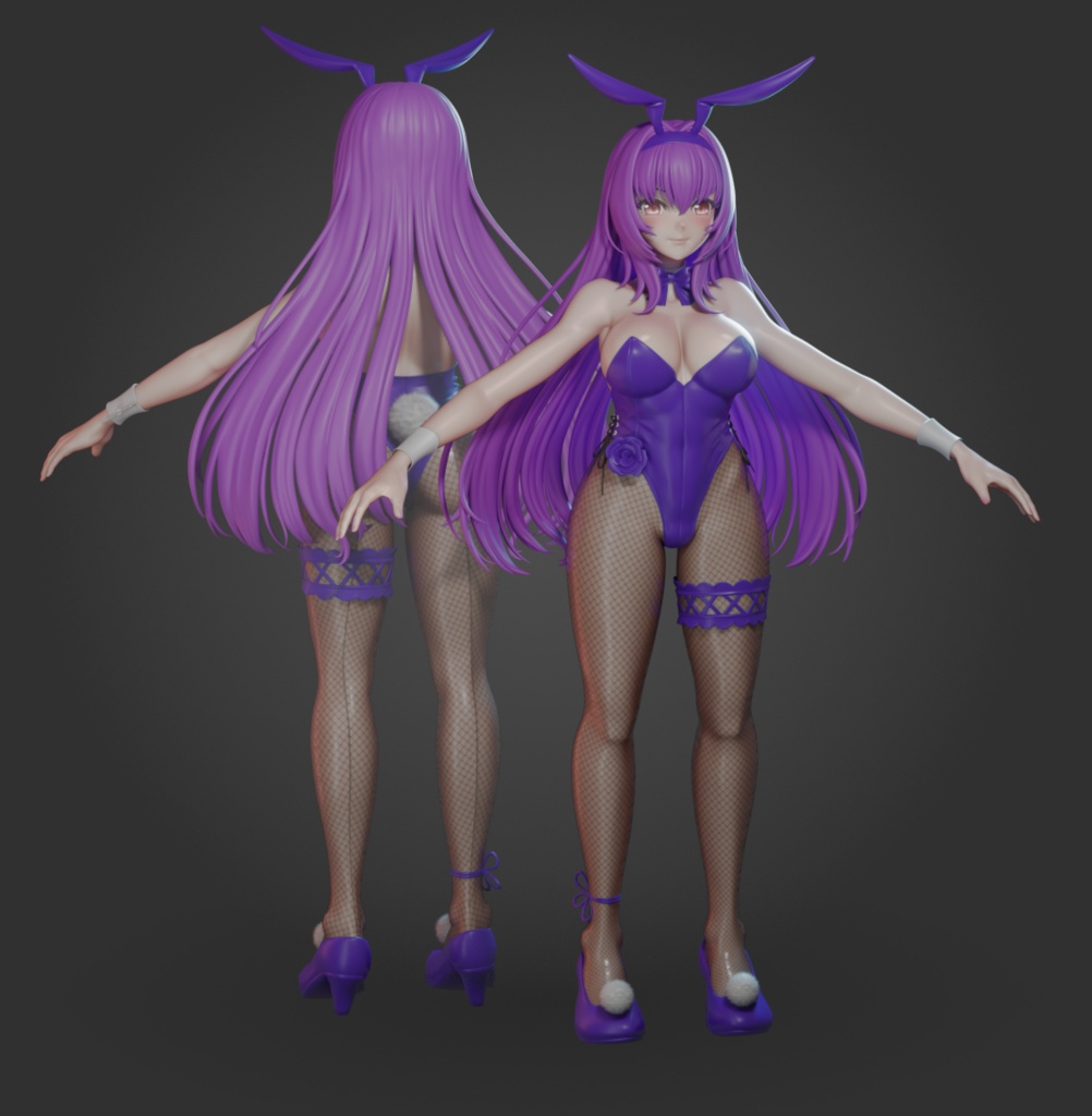 スカサハ (Scathach) (blend file)