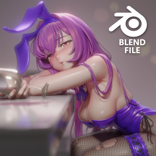 スカサハ (Scathach) (blend file)