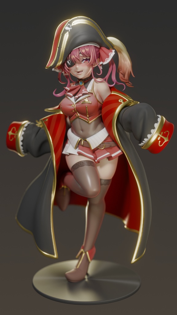 Houshou Marine (blend file)