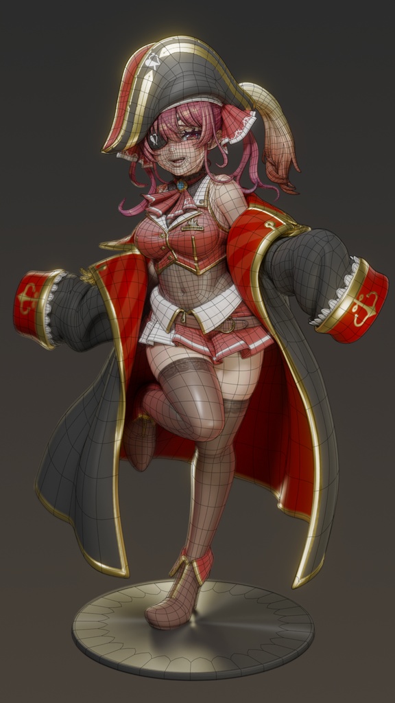 Houshou Marine (blend file)