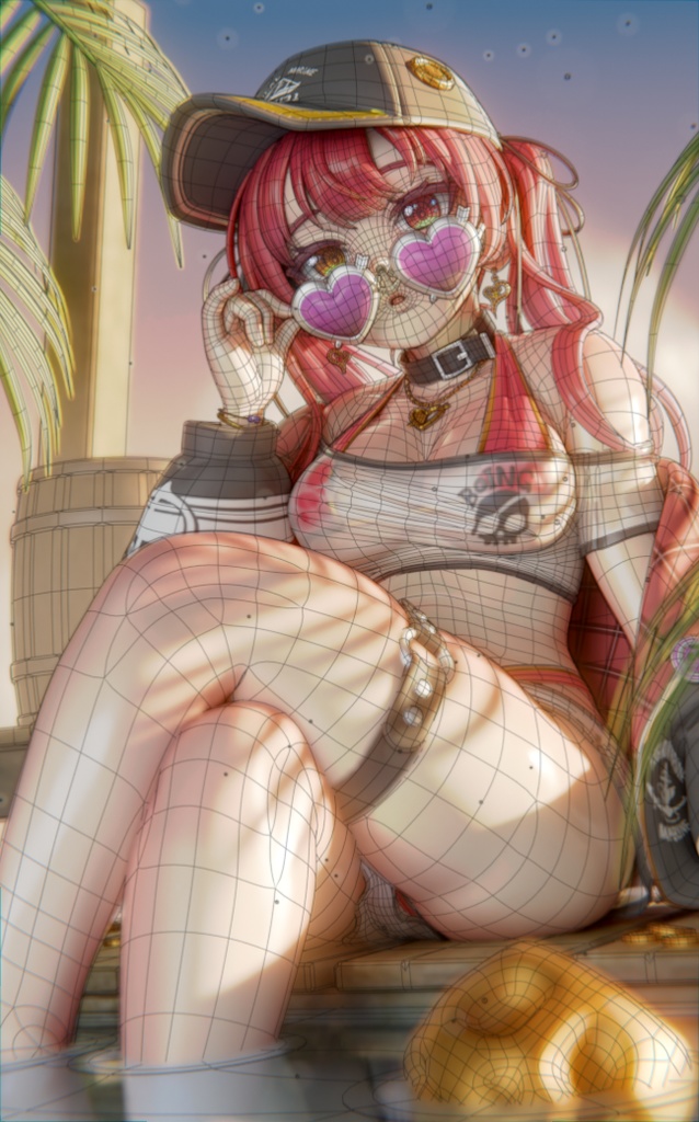 Houshou Marine 2 (blend file)