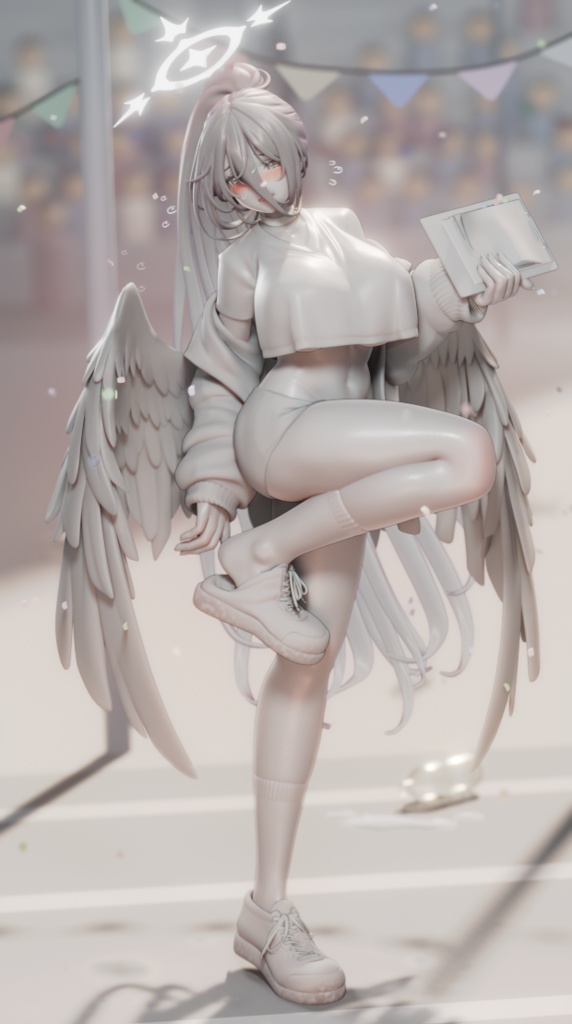 羽川ハスミ (Hasumi) (blend file)