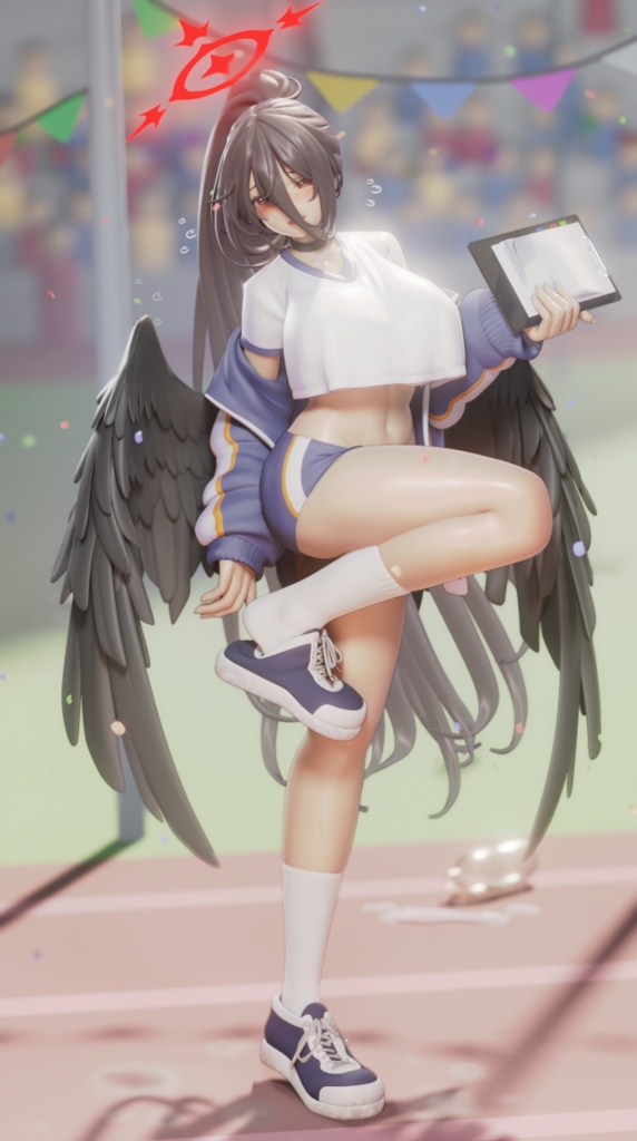 羽川ハスミ (Hasumi) (blend file)