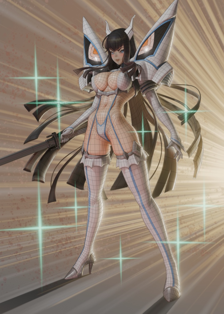 Kiryuuin Satsuki (blend file)
