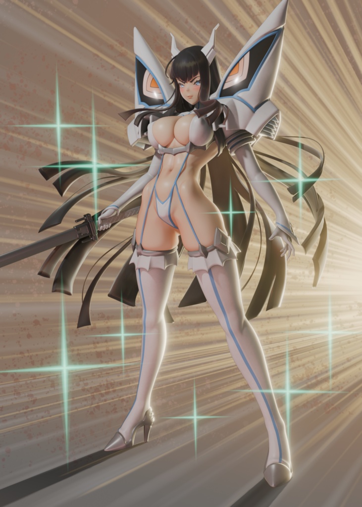Kiryuuin Satsuki (blend file)