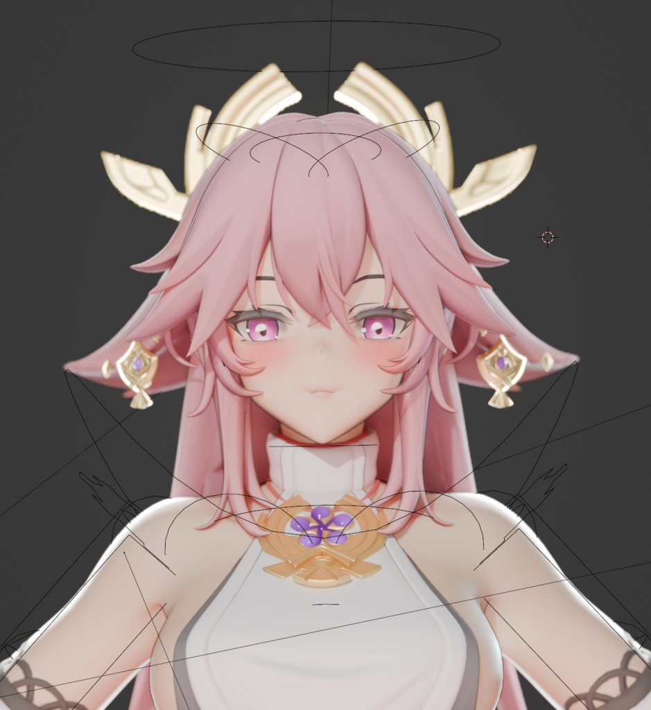 Yae Miko (blend file)