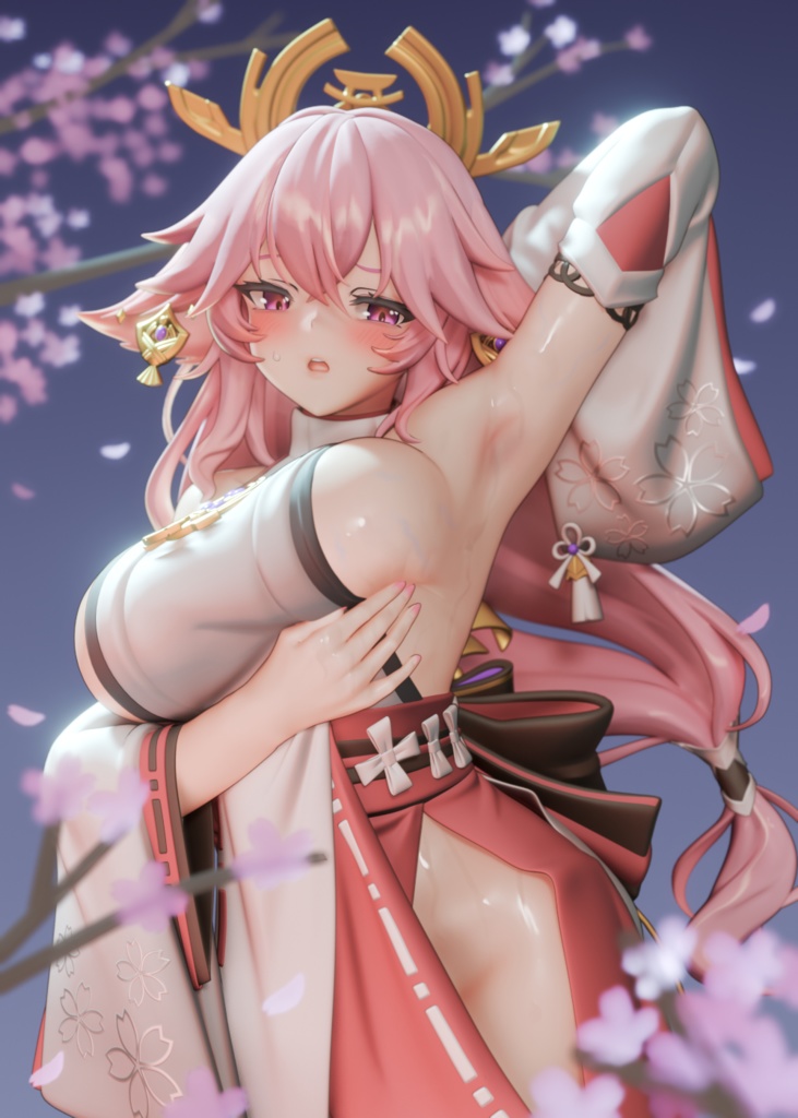 Yae Miko (blend file)