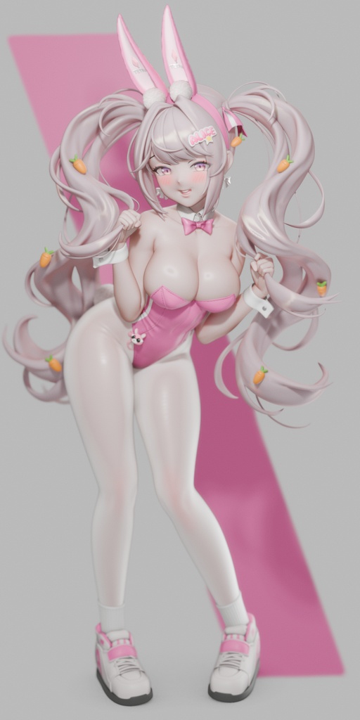 Alice Wonderland Bunny (blend file)