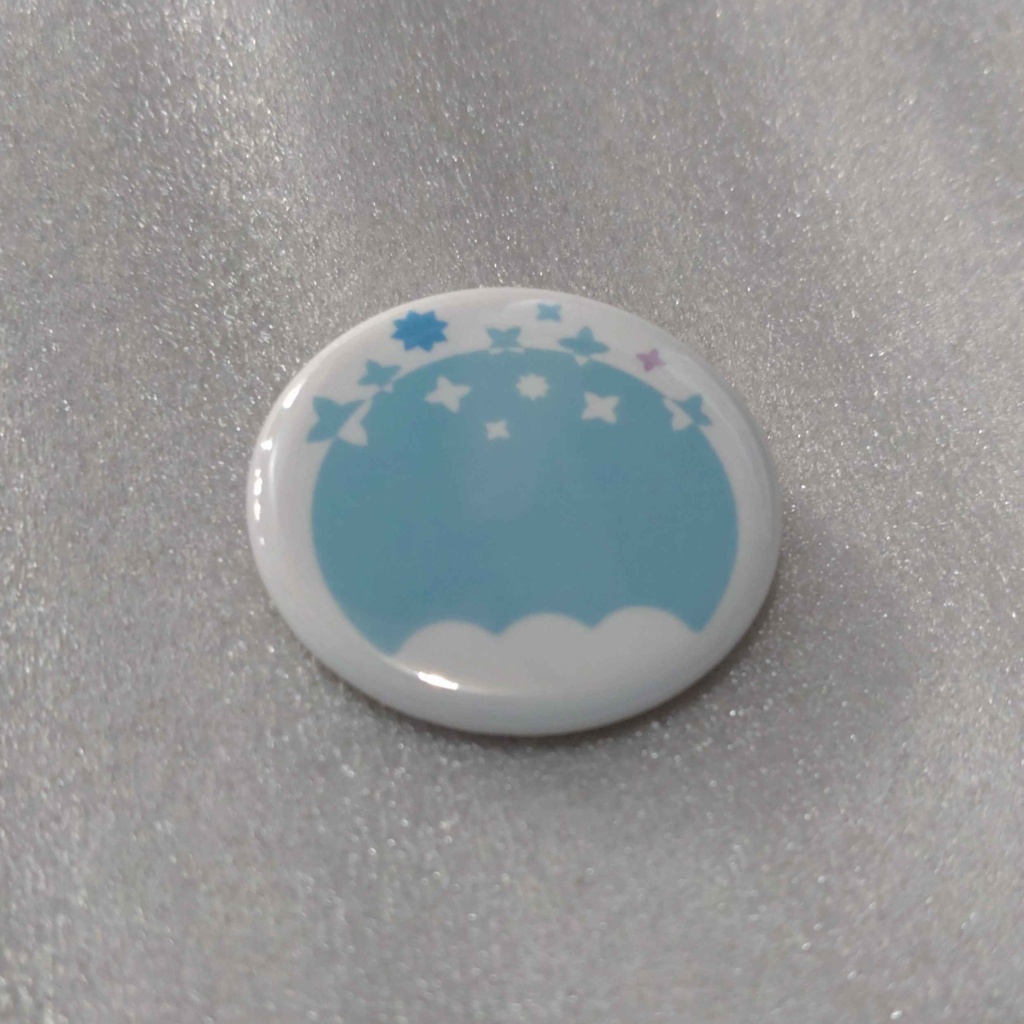 白雲もえはシンボルマーク缶バッジ(32mm)