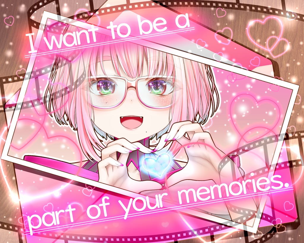 【VTuber･VLiver素材】フォトレター📷【君の思い出の一部になりたいな】