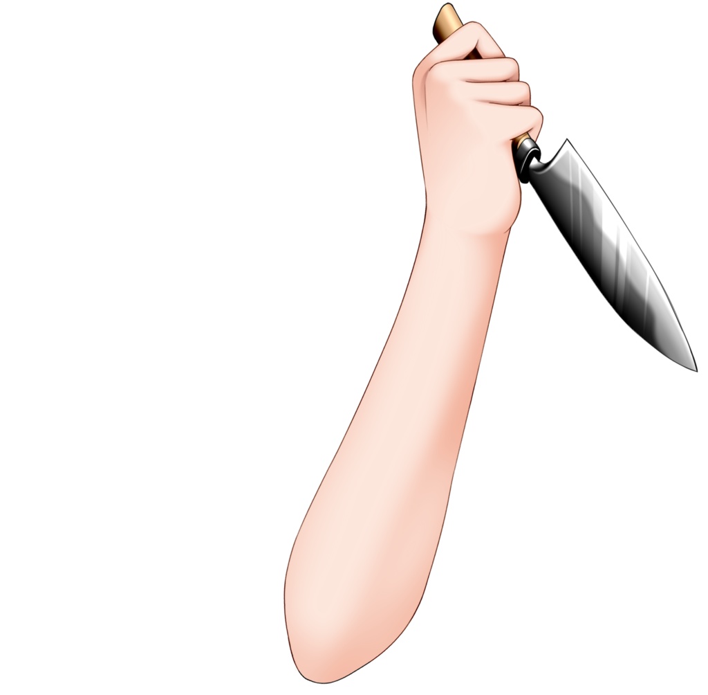 【VTuber・VLiver素材】物騒な物を持った手🔪