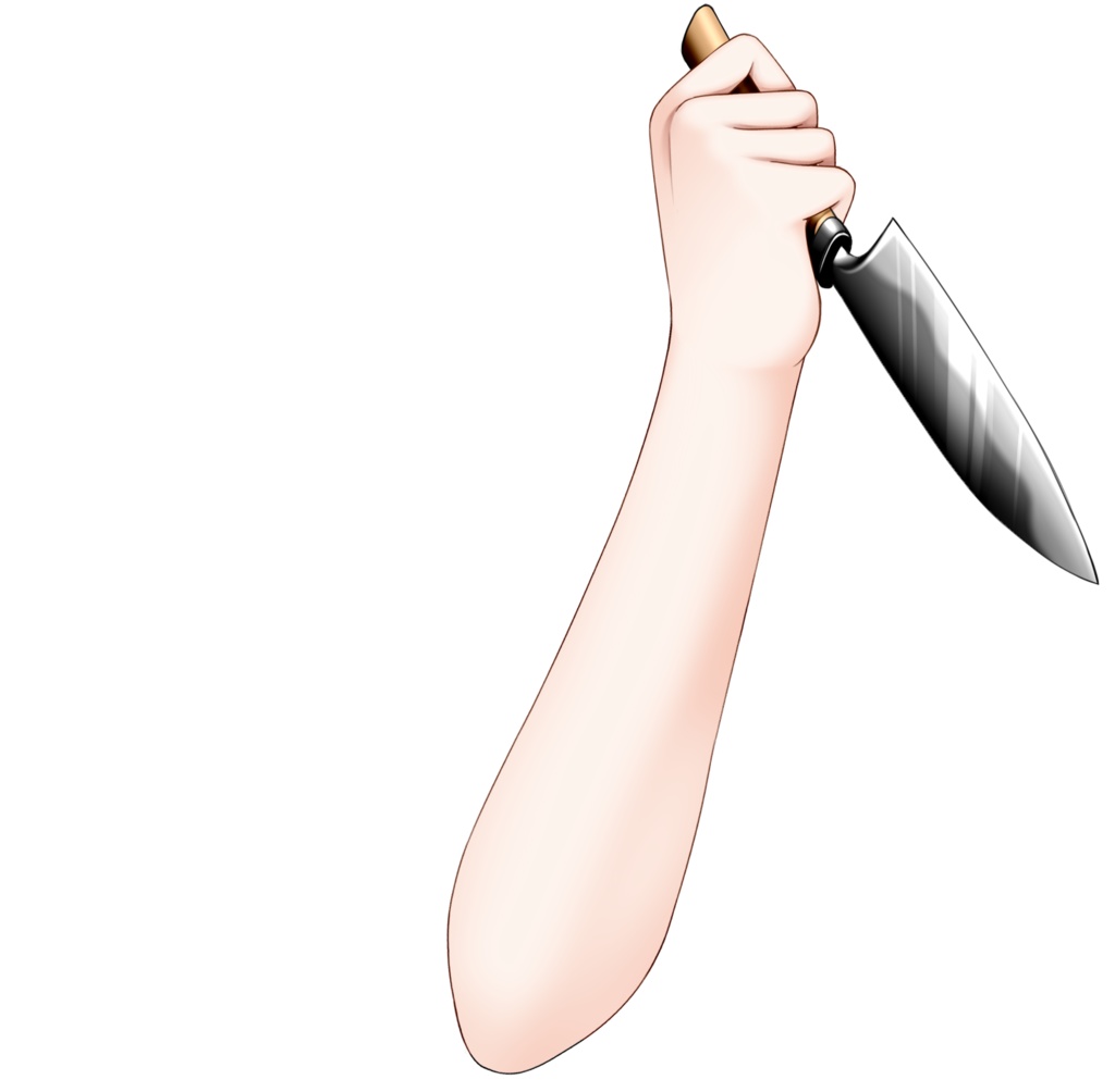 【VTuber・VLiver素材】物騒な物を持った手🔪