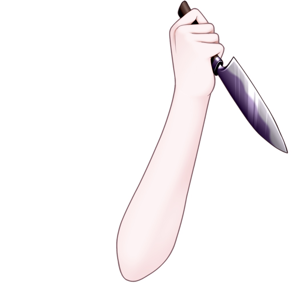 【VTuber・VLiver素材】物騒な物を持った手🔪