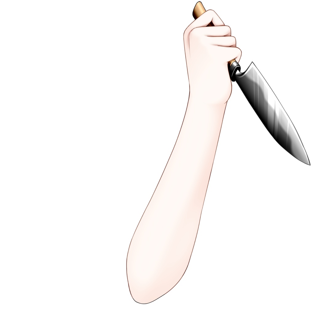 【VTuber・VLiver素材】物騒な物を持った手🔪