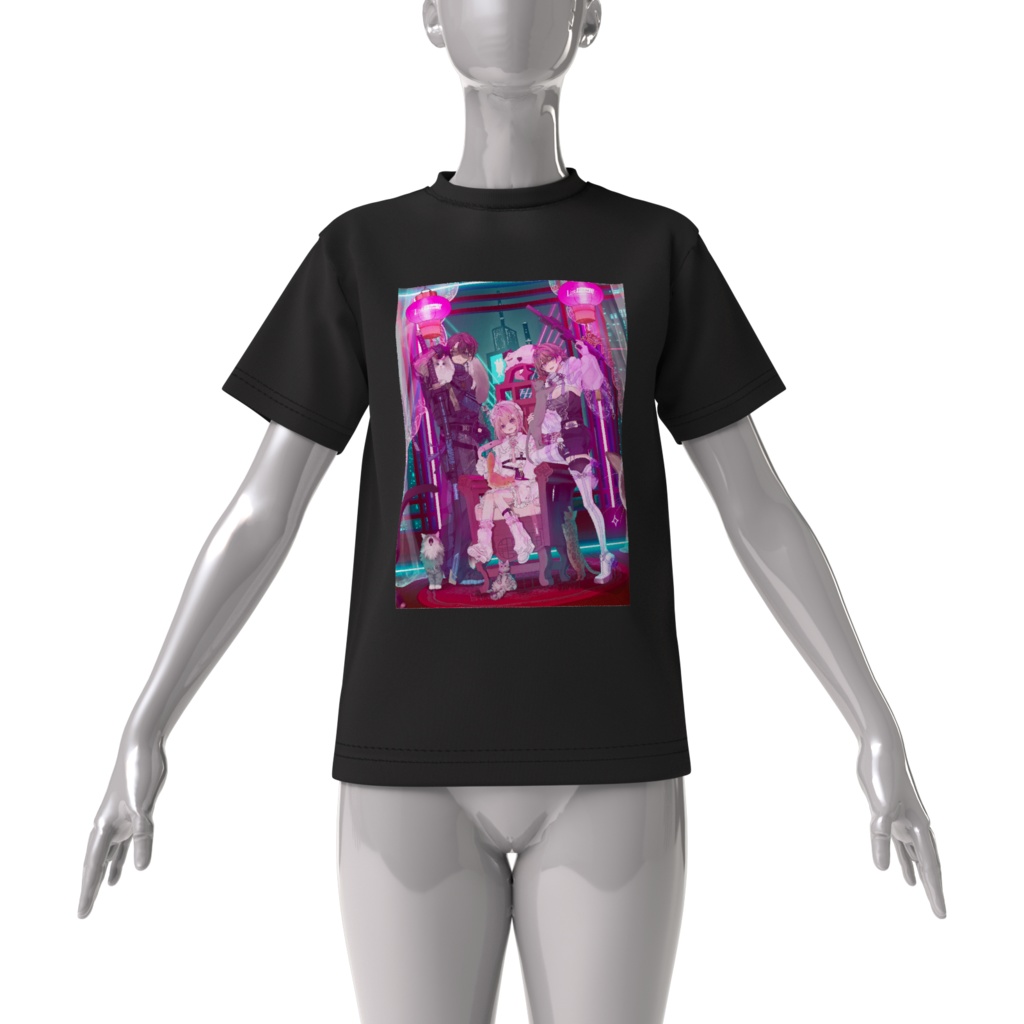 お前と一緒にお出かけりのぷろTシャツ