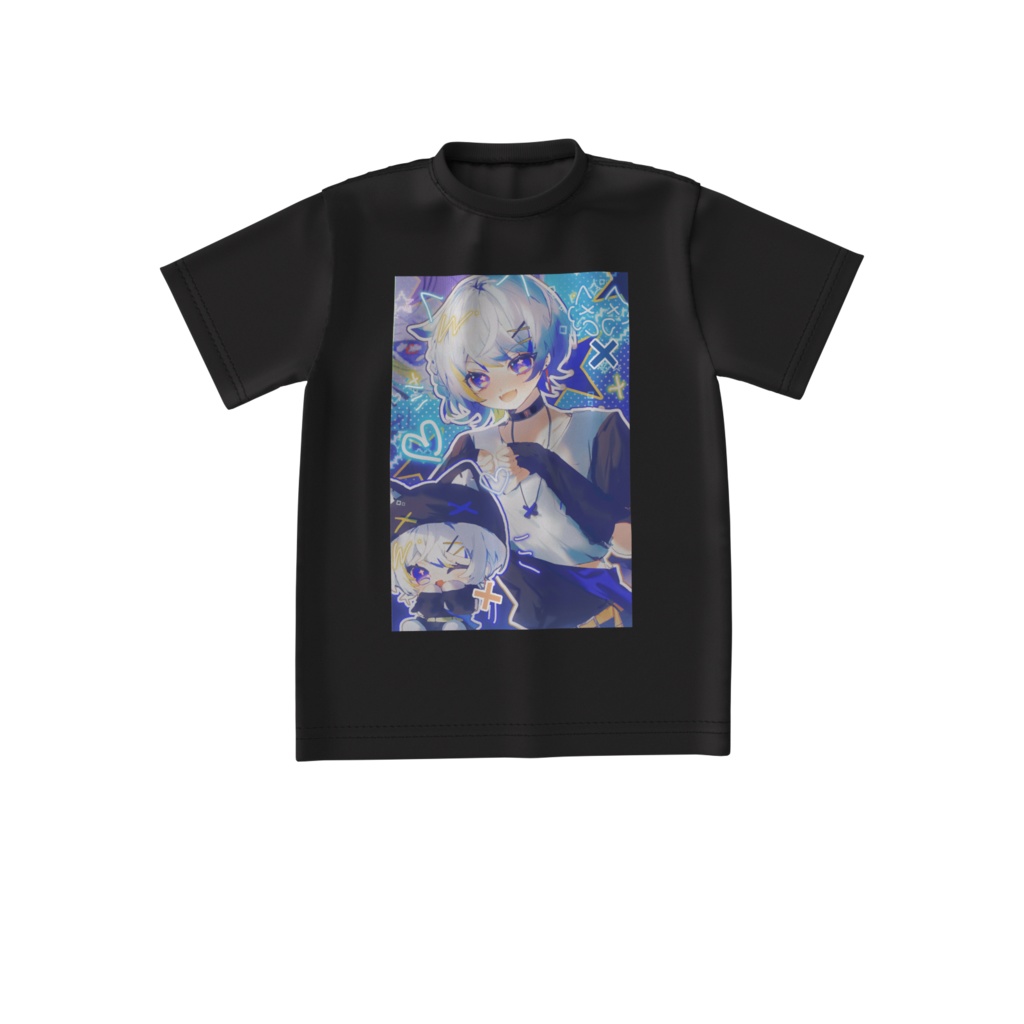 【誕生日記念2024】うらとのビッグシルエットTシャツ(黒)