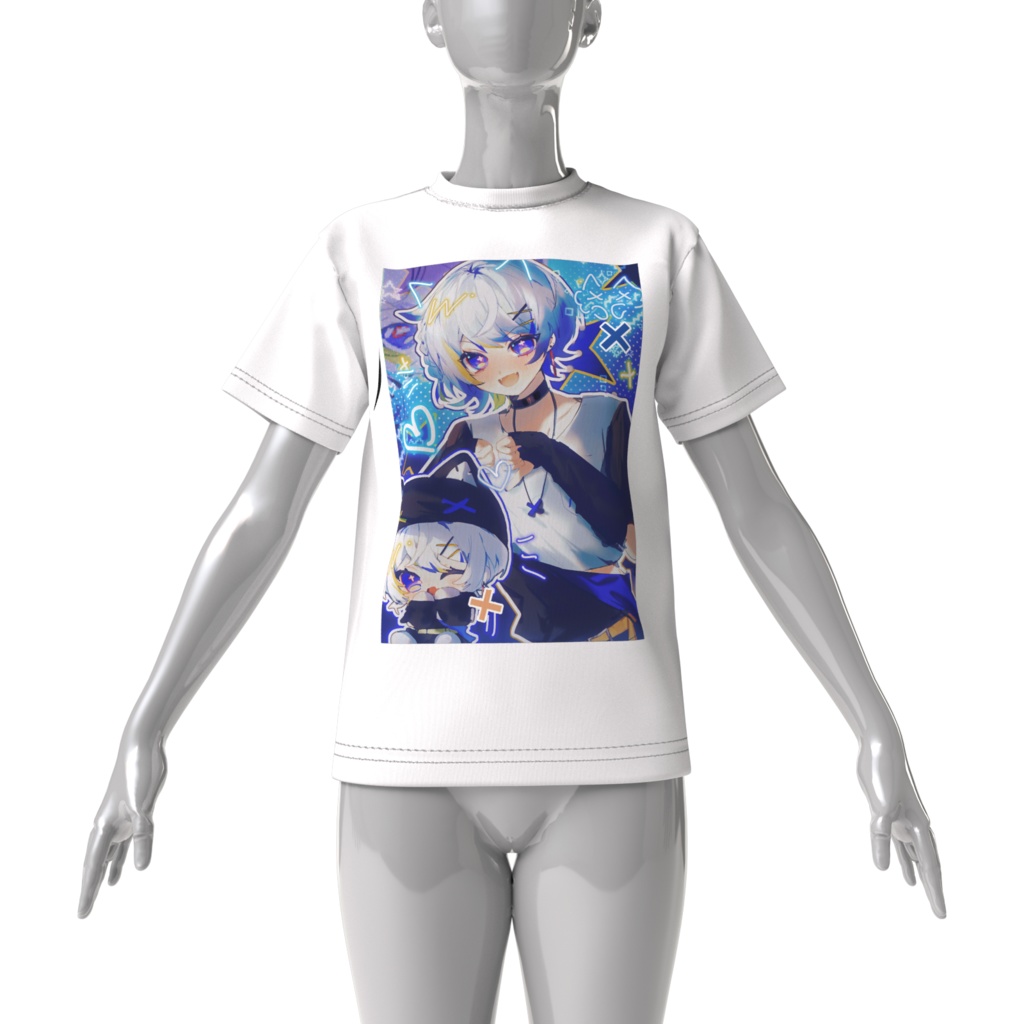 【誕生日記念2024】うらとのビッグシルエットTシャツ(白)