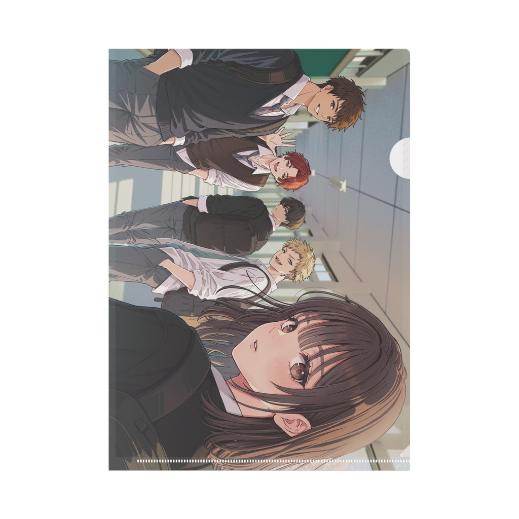 『可愛いあの娘を落とす方法』販売版描き下ろし表紙イラスト クリアファイル
