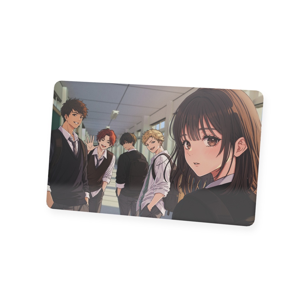 『可愛いあの娘を落とす方法』販売版描き下ろし表紙イラスト プラスチックカード