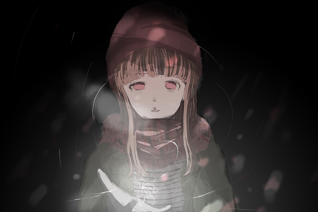 雪と花