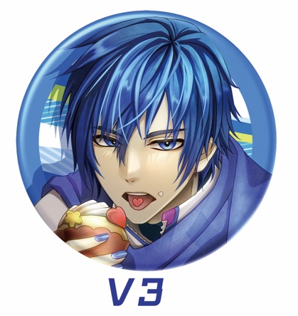 【VOCALOID】KAITO(スプラッシュスター) 缶バッジ