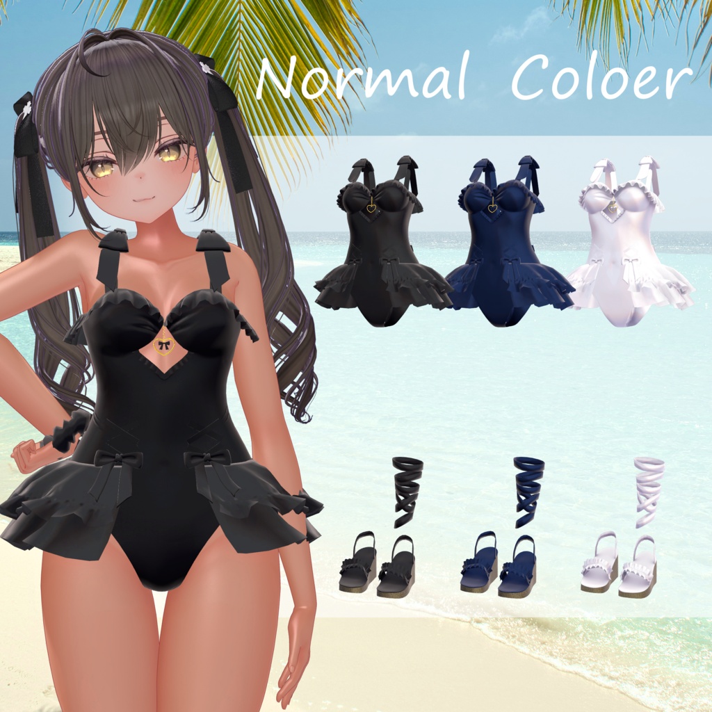 【無料 / Free】水着【3Avatars】
