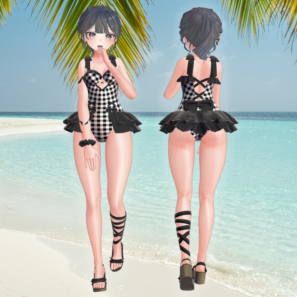 【無料 / Free】水着【3Avatars】