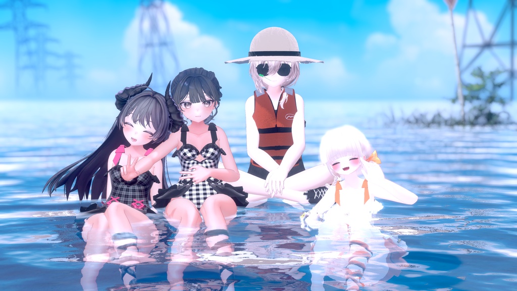 【無料 / Free】水着【3Avatars】