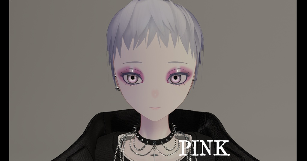 【無料/FREE】Pochi対応 ロック風カラーメイクテクスチャ【全9色】