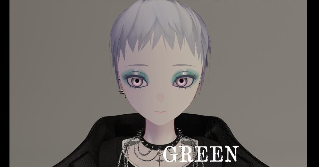 【無料/FREE】Pochi対応 ロック風カラーメイクテクスチャ【全9色】