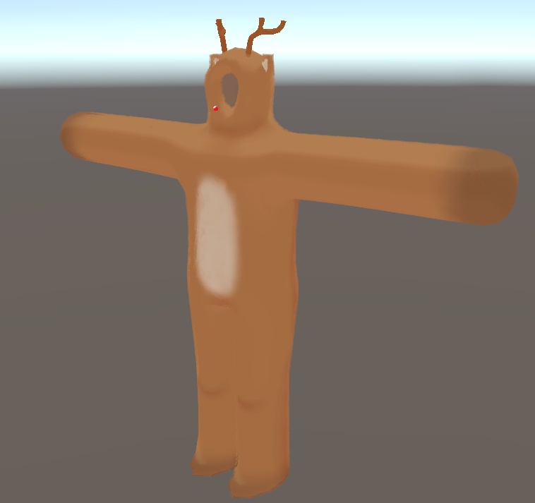 クリスマス用トナカイ衣装(水瀬・狛乃・斑霞対応)トナカイ無料、投げ銭あり