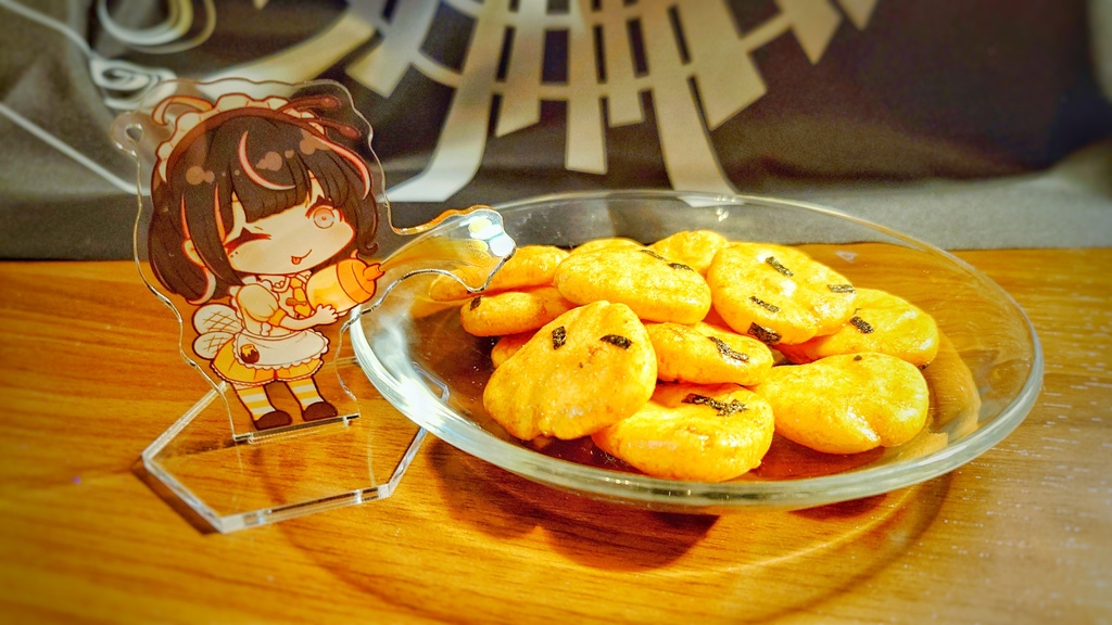 なんにでもはちみつをかける絵堂めおアクリルスタンドキーホルダー