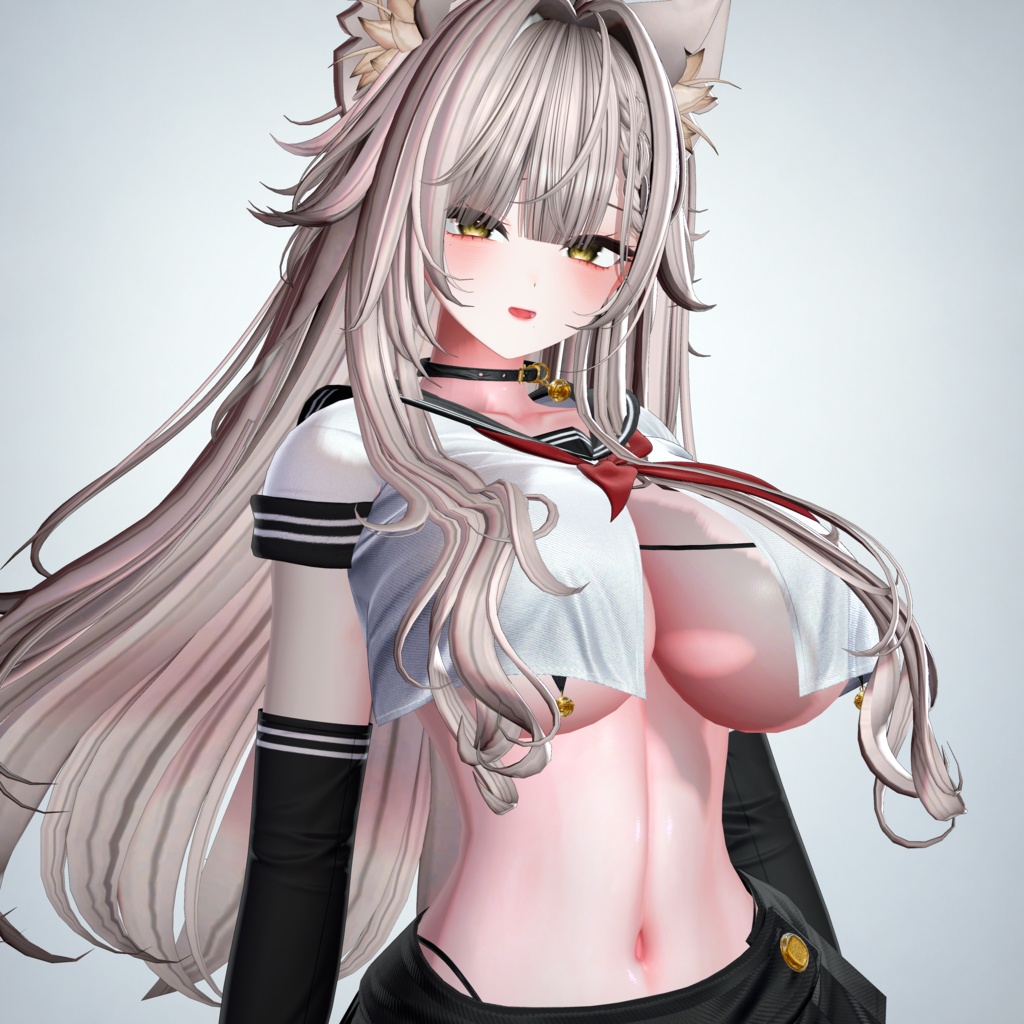 ✩ミルティナお姉ちゃん blendshape+bodyscale+animation✩