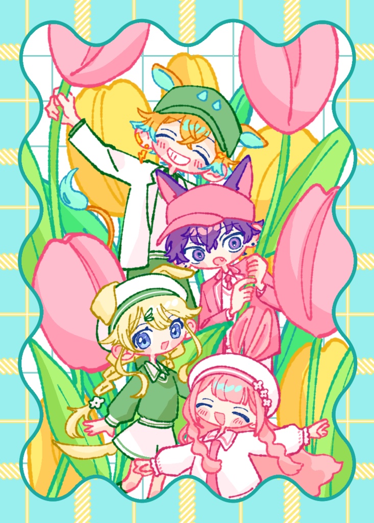 【非公式】ダイカットシール・イラストカード