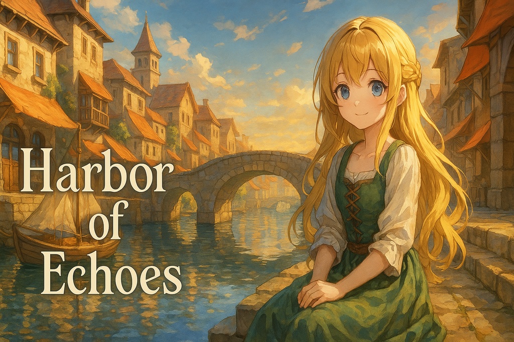 【フリーBGM素材】港町に使えそうなファンタジー風「Harbor of Echoes」