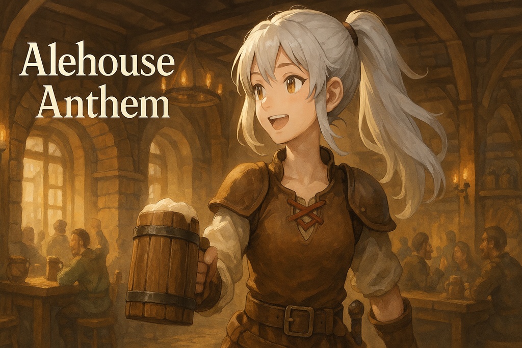 【フリーBGM素材】酒場に使えそうなファンタジー風「Alehouse Anthem」