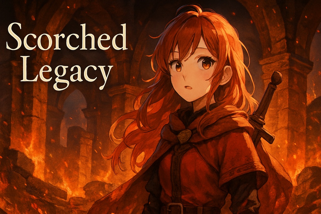 【フリーBGM素材】炎の神殿に使えそうなファンタジー風「Scorched Legacy」
