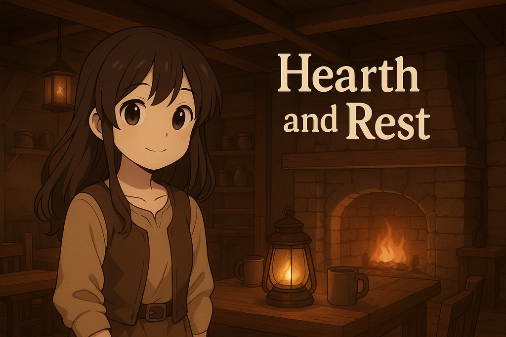 【フリーBGM素材】宿屋に使えそうなファンタジー風「Hearth and Rest」