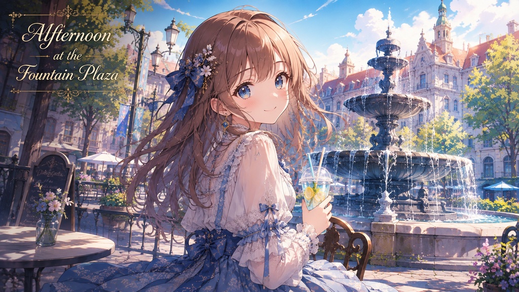 Afternoon at the Fountain Plaza