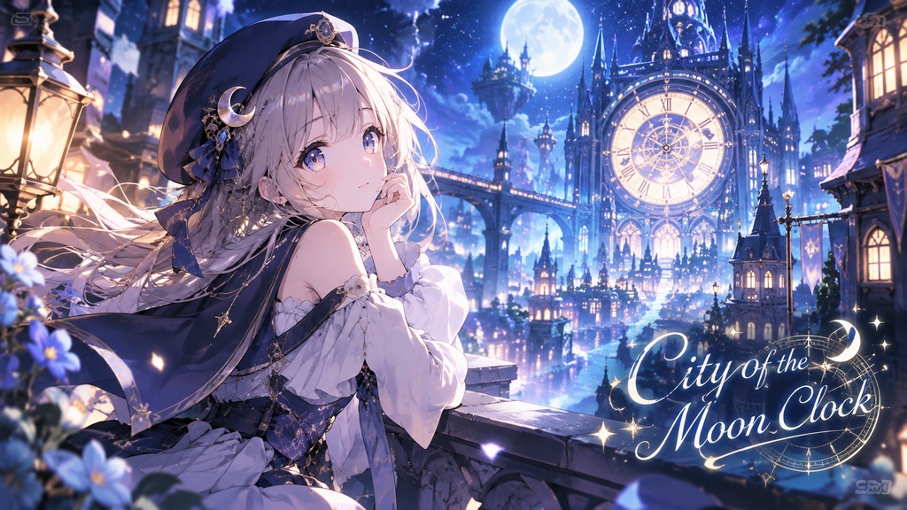 City of the Moon Clock
