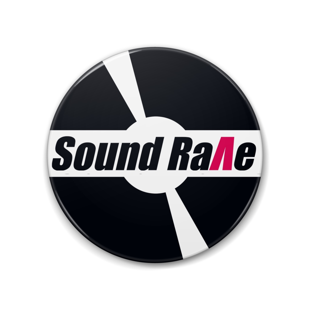 Sound Rave ロゴ缶バッジ