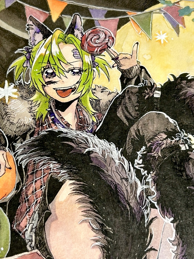 ハロウィン2025【イラスト原画】