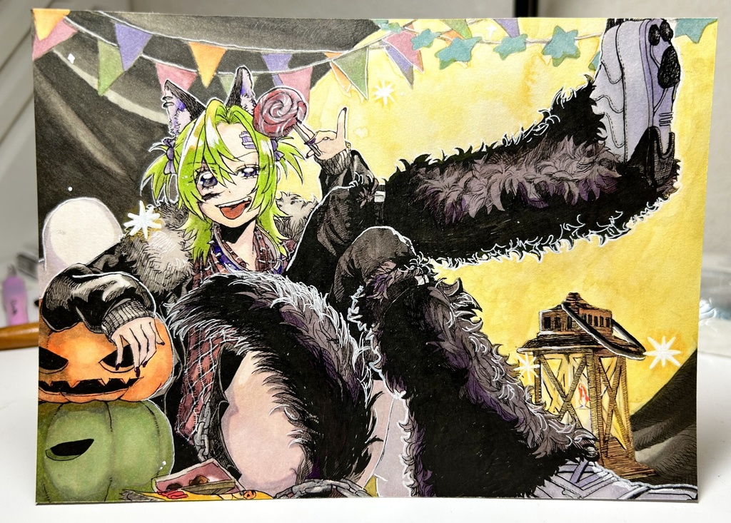 ハロウィン2025【イラスト原画】