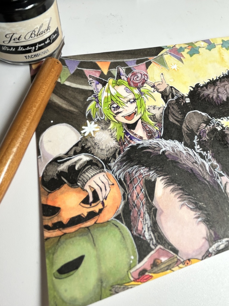 ハロウィン2025【イラスト原画】