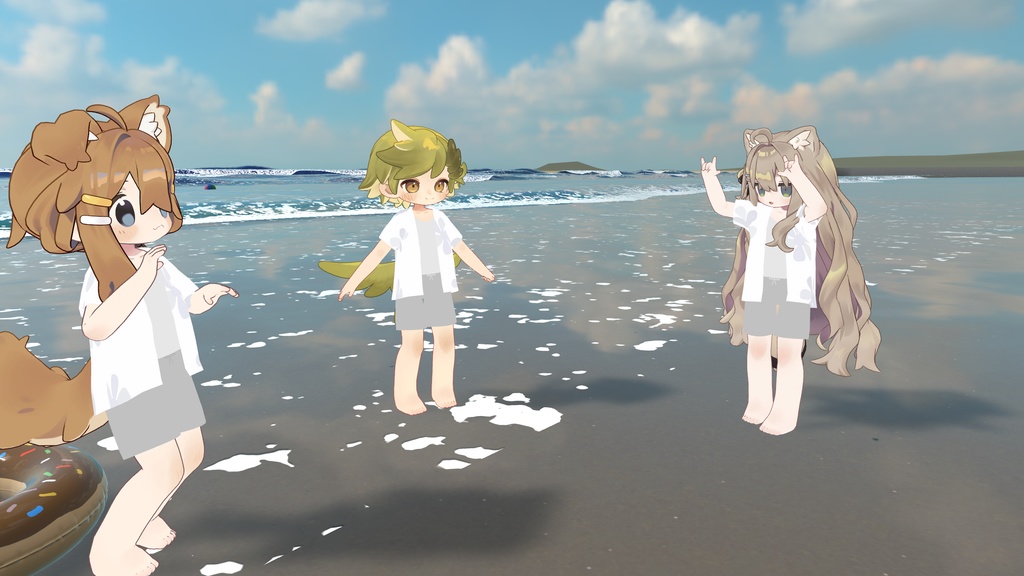 セール中!ボーイッシュな水着【まめふれんず対応】