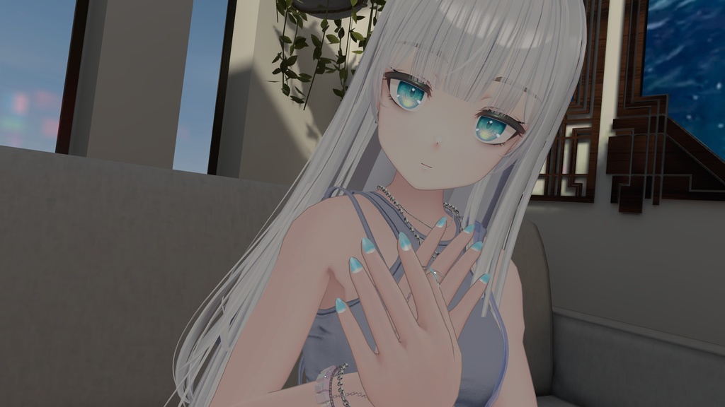 ネモ(Nemo)ちゃん専用ネイル【Bodyset2対応】【新Bodyset2対応シェイプキー付き追加】