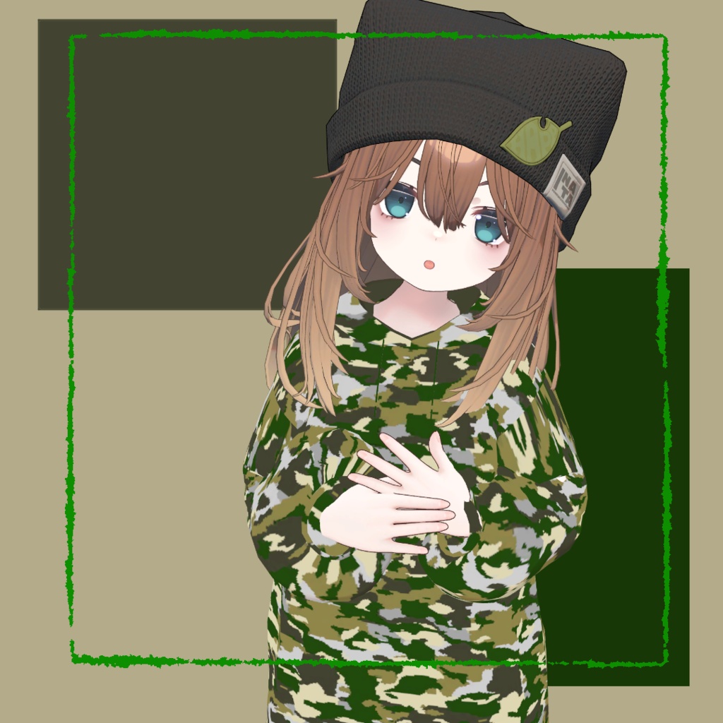 【発売記念セール】こごみちゃん対応パーカー